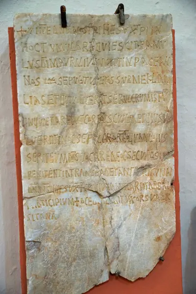 Inscription latine d'époque wisigothique